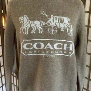 Coach Women's Wool/Cashmere Turtleneck Sweater Collector